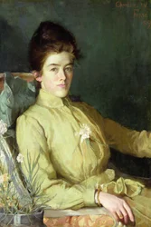 Portret van een jonge vrouw